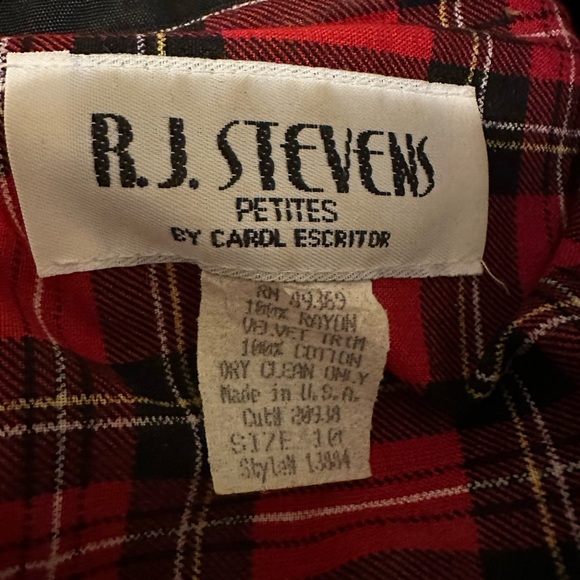 Red Plaid Dress - Picture 3 of 8